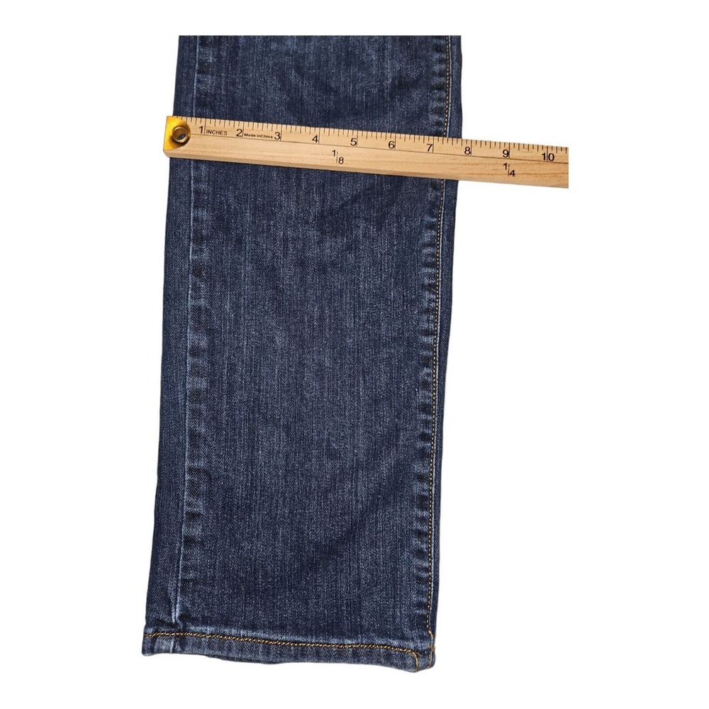 Calvin Klein Jeans 29/8 Women's Skinny Blue Denim Embroidered Preppy Hipster - Picture 7 of 9